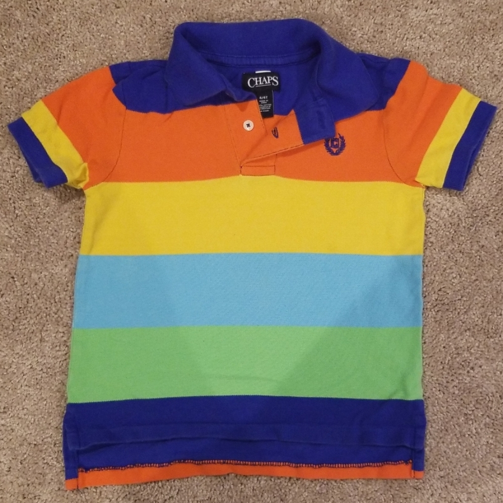 Boys Chaps Polo Shirt - Size 4/4T
